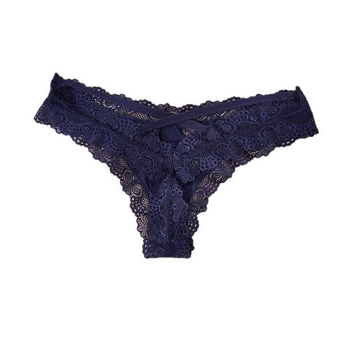 Lace panties, feminine, crossed low-waist straps, European and American style thongs, wholesale, hot, traceless, breathable