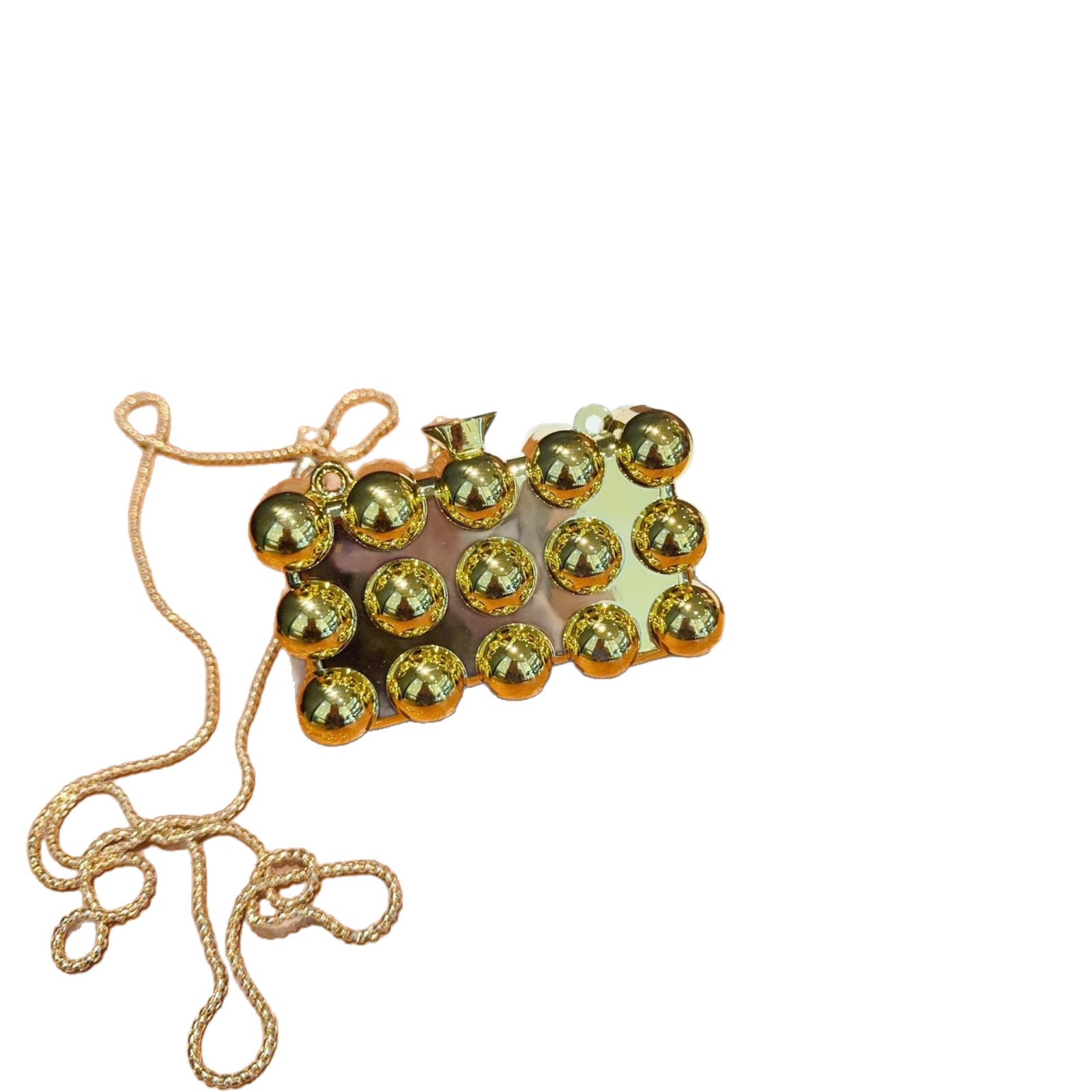 Nuevo paquete de cena acrílico transfronterizo europeo y americano bolsas de huevos creativas de un solo hombro de diseño de moda mini bolsas de cena