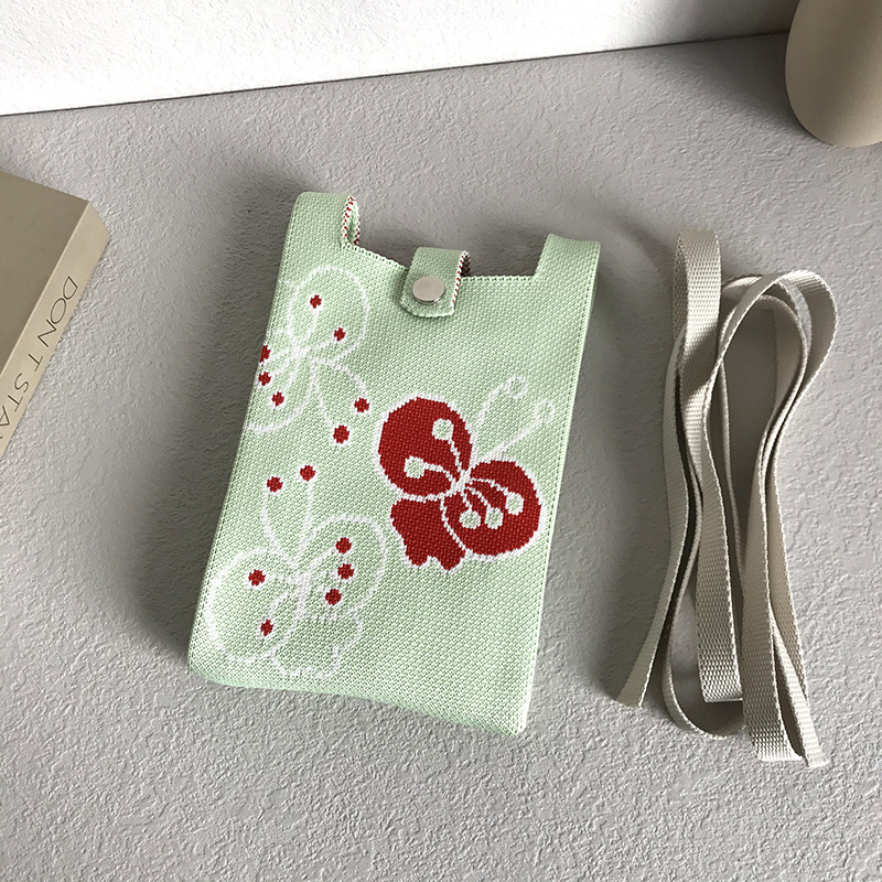 1米8绿底蝴蝶手机包