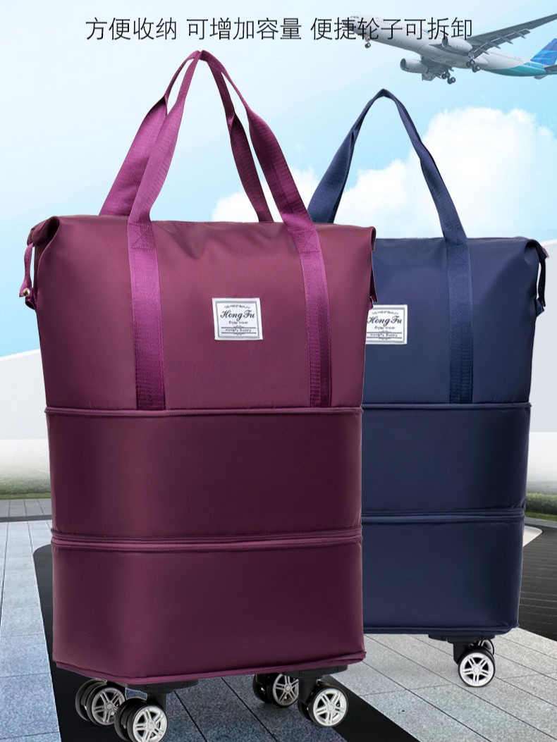 big capacious travel bag wet and dry separation