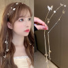 Hair accessory suitable for photo sessions for bride with tassels