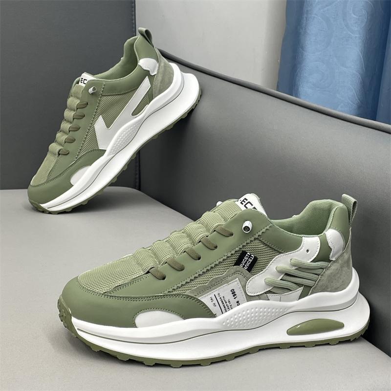 2024 Autumn Easiest for Match Trbottomy Sneakers Trbottomy Retro Thick-Soled Low-Top Lace-Up Sports Shoes Douyin Dad Shoes