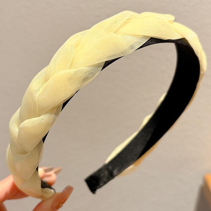 Alta calidad, lujo ligero, pequeña esponja fresca, diadema de color fino, venta al por mayor para mujer, paquete de pelo superior de cráneo alto, horquilla de lavado de cara de verano