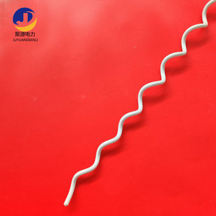 Shockproof Whip for ADSS Fiber Optic Cable Spiral Damper Fiber Optic Cable Protective Gold Gear Wholesale