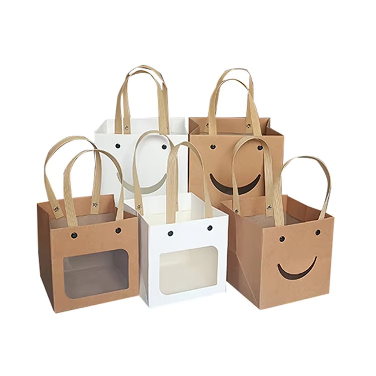 Leather linen bag