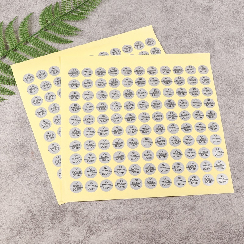 Custom made transparent color self-adhesive label sticker printing…