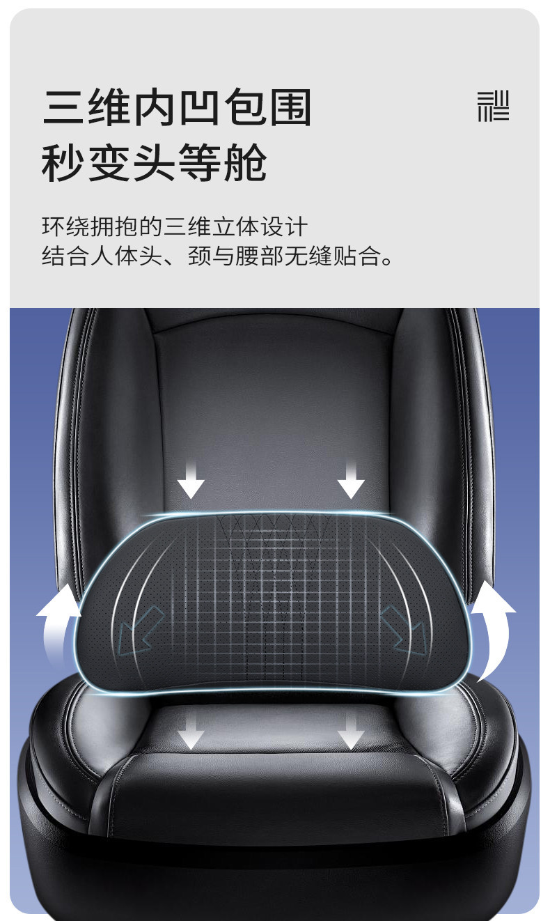 Suitable for Bmw Car Pillows, Neck Pillows, New 5 Series, 3 Series, 1 Series, 7 Series, X1, X3, X5, X6 Lumbar Cushions, Car Interior Accessories