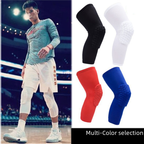 Basketball knee pads honeycomb impact protection extended professional training equipment unisex basketball equipment sports protective gear