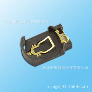 耐回流焊温度 金属电池座 CR2032-6电池座