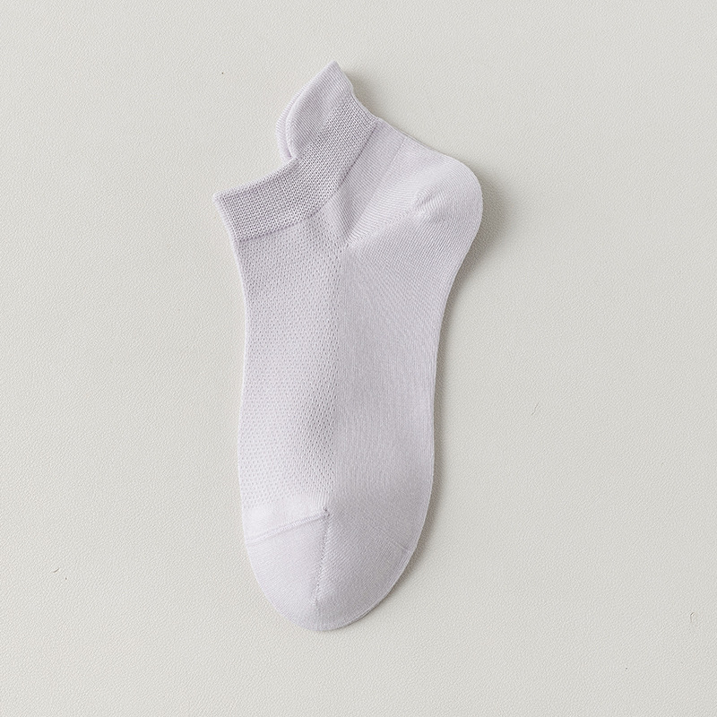 Calcetines, calcetines de algodón, calcetines de barco de mujer, calcetines de algodón de malla delgada de verano, calcetines de mujer sin hueso.