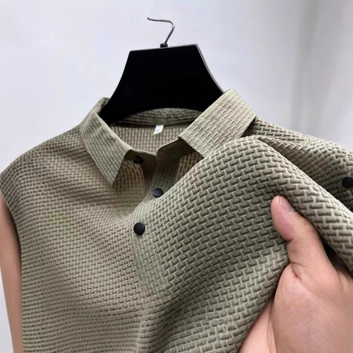 Chao Lun Bu High-End Light Mature Casual Polo Shirt Short-Sleeve Men's T-Shirt Collar Business Sport Shirt Men's Style