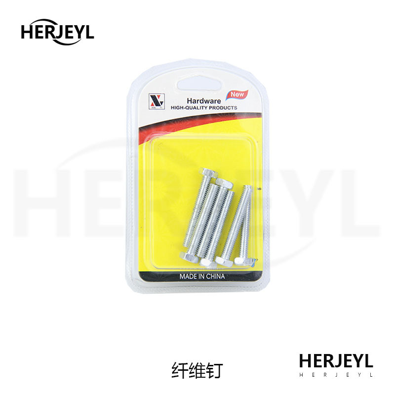 Los fabricantes suministran accesorios de hardware para muebles, tornillos hexagonales, M6-M10 con alto contenido de carbono, juego de accesorios multitamaño/16-50