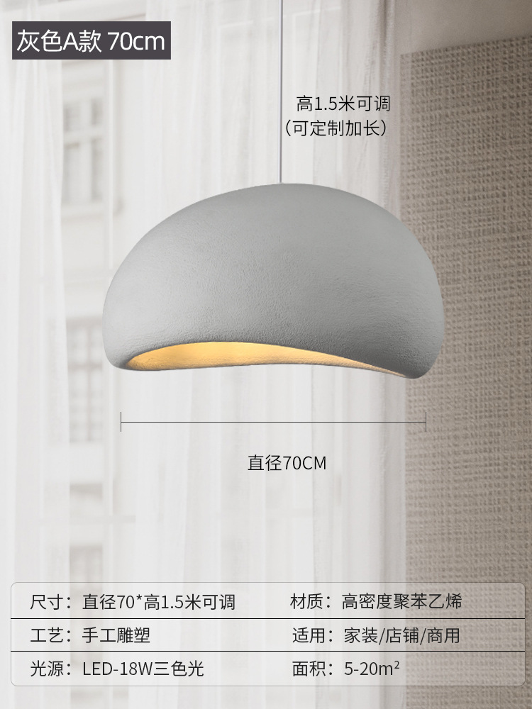 Wabi-Jifeng Candelabro Diseñador Cream Cafe Yuanbao B & B Restaurant