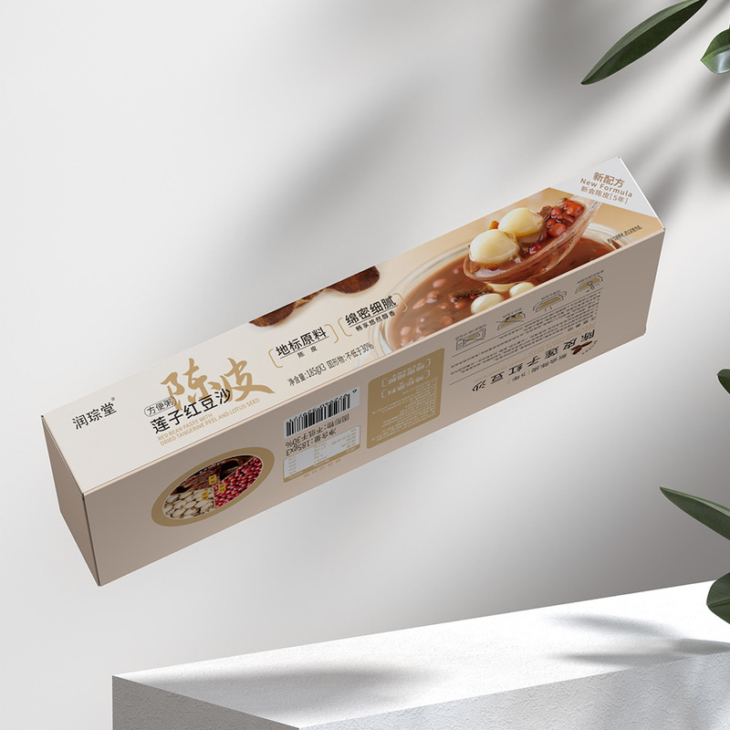 潤瑕堂陳皮蓮子紅豆沙185g * 3杯のインスタント朝食代食インスタント粥広式スイーツ|undefined