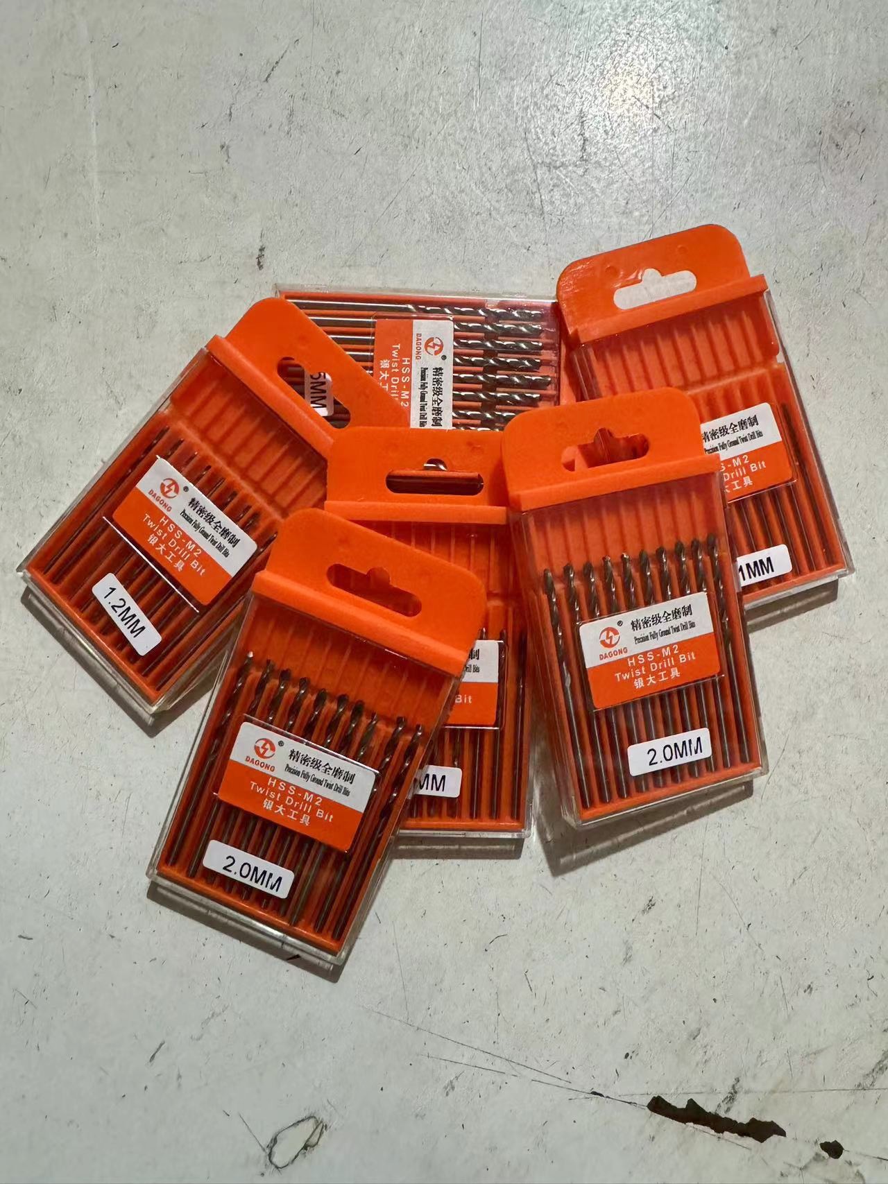 银大贝利M2高速钢直柄木板塑料核桃打孔微型特细不锈钢小麻垒德株