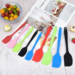 Manufacturer's Ready-Made Integrated Silicone Scraper Single-Sided Butter Mixing Spatula Baking Tool Cream Cake Spatula