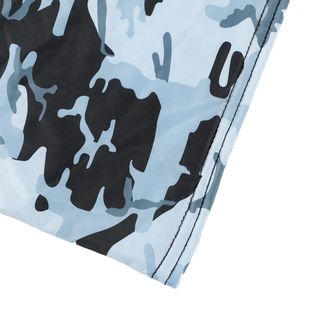 Máscara de protección solar de seda de hielo con orejas de camuflaje al por mayor de fábrica, deportes al aire libre, toalla de protección solar transpirable que absorbe el sudor y se enfría