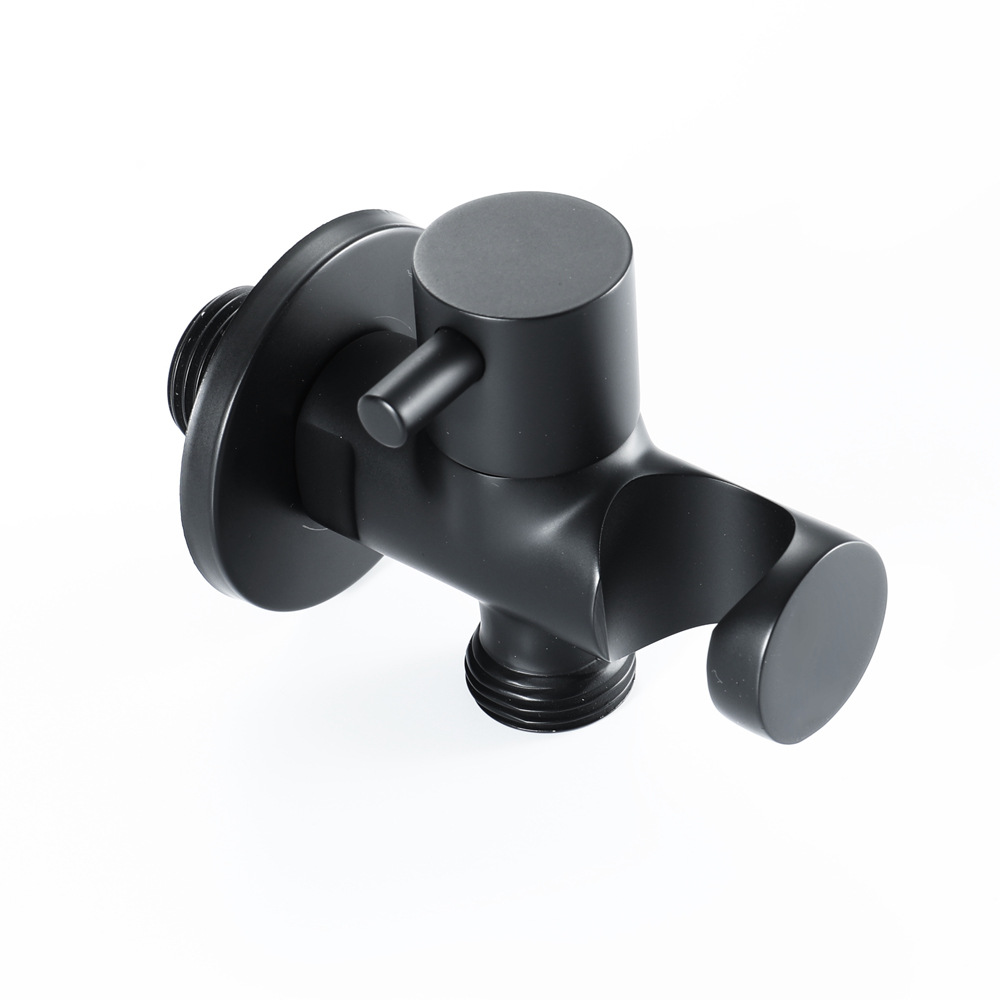 Black bathroom sink, toilet spray gun set, kitchen high-pressure flush, shower head, single Angle valve, hose undefined