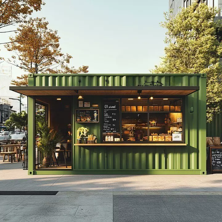 集装箱商铺售卖货亭商业街夜市多功能流动餐车摆摊售货亭西南箱式
