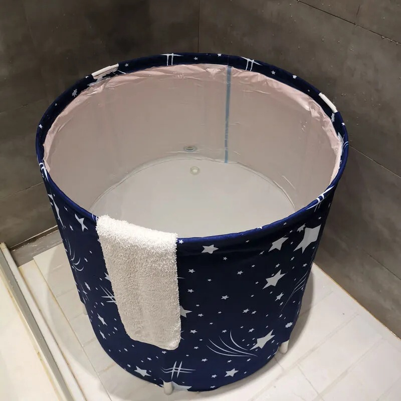 Bath bucket adult household full body folding bath bucket large Children bath bucket adult bath tub bath artifact