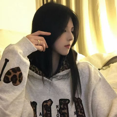 美式豹纹拼接连帽卫衣男女秋季宽松重磅帽衫外套学院风上衣潮