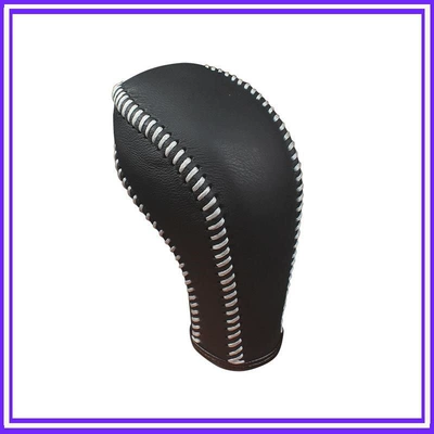 Buick Excelle automatic transmission: Sürətlər qutusu və əl tormozu başlıqları - 13-15-models-of-the-kaiyue-black-leather-with-silver-gray-stitching-genuine-leather