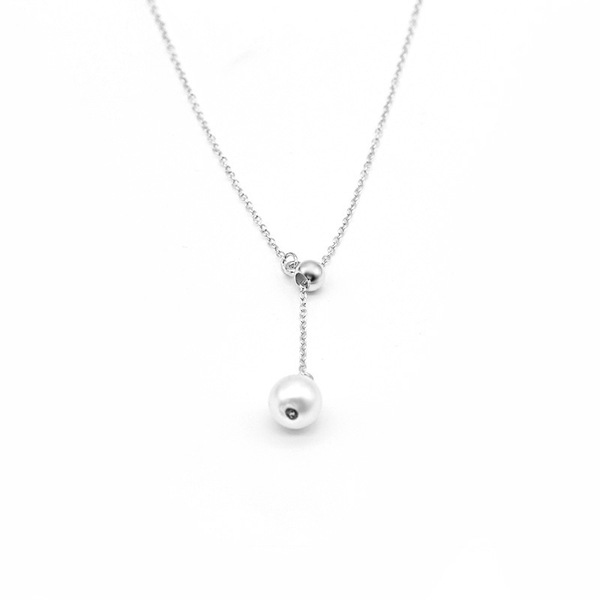 adjustable fashionable necklace from pearl
