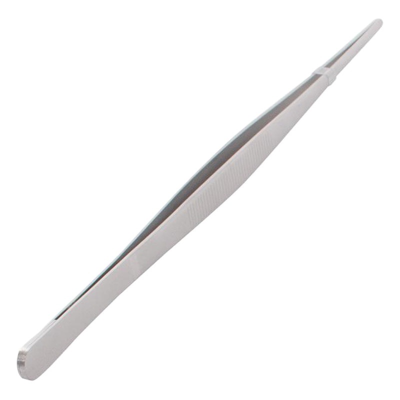 Venta al por mayor clip de jardinería engrosada cabeza redonda pinzas dentadas pinzas alargadas clip de paja tejido pinzas de acero inoxidable herramienta