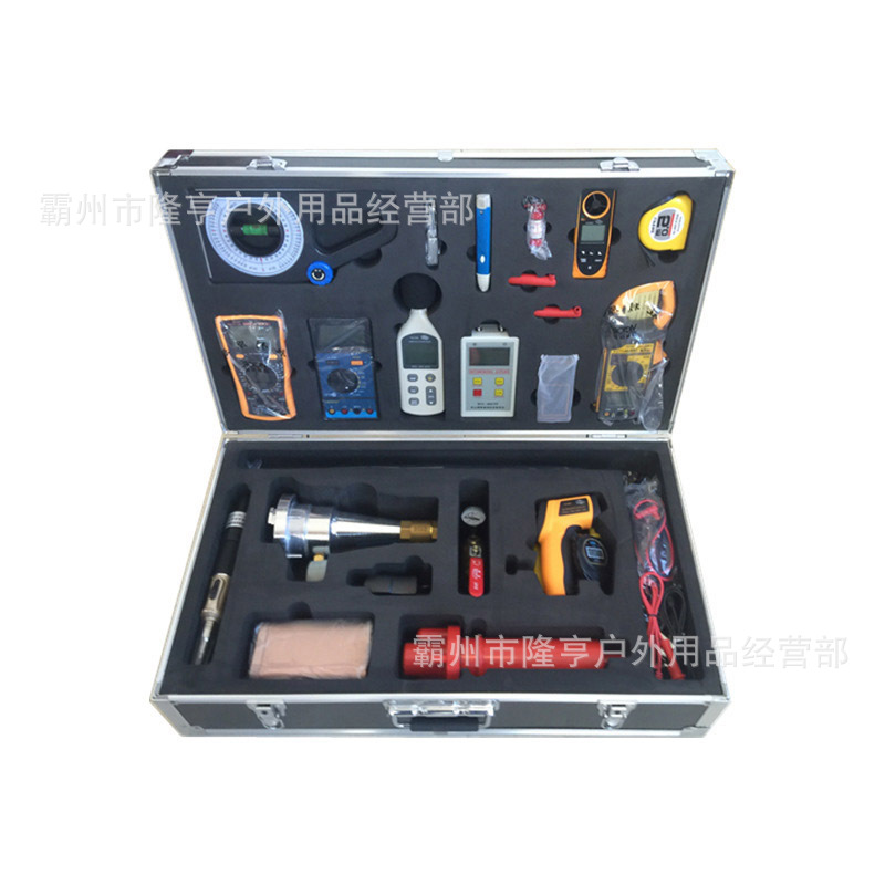 消防测量仪器JH-12F建筑消防设施检测箱铝合金工程检测箱