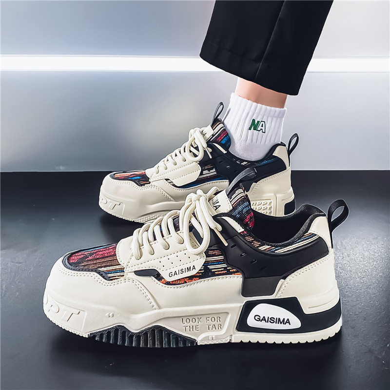 2025 cuatro estaciones de la marea nacional camuflado nicho de hombres zapatos de cuero al aire libre zapatos deportivos de estilo de port zapatos de hombre