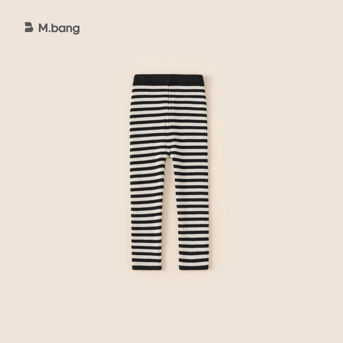 Youbao ropa para niños leggings a rayas para niñas 2024 otoño e invierno, pantalones largos de punto cálidos para niños, pantalones de todo fósforo para bebés femeninos