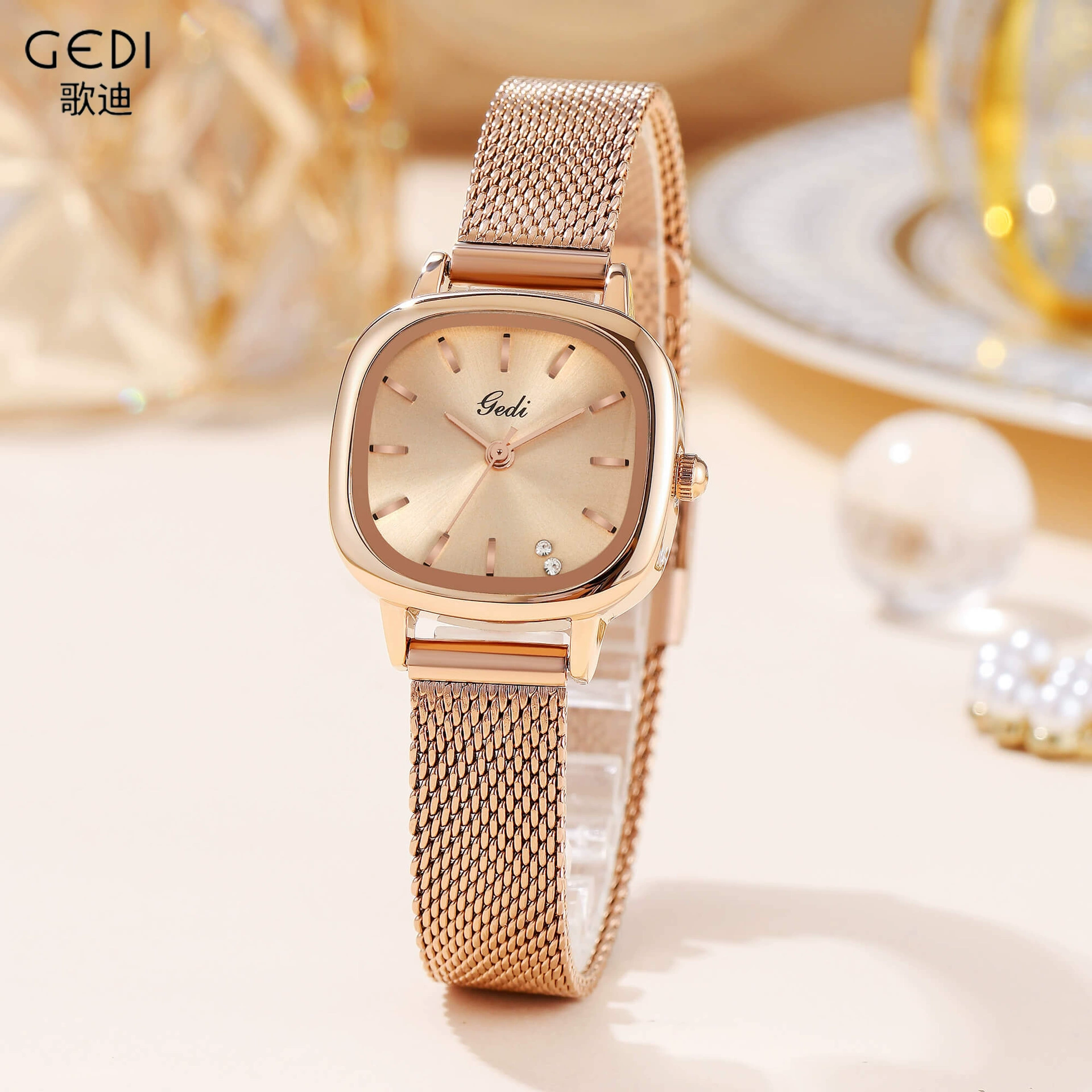 Creative quartz Japanese minimalistic waterproof watch