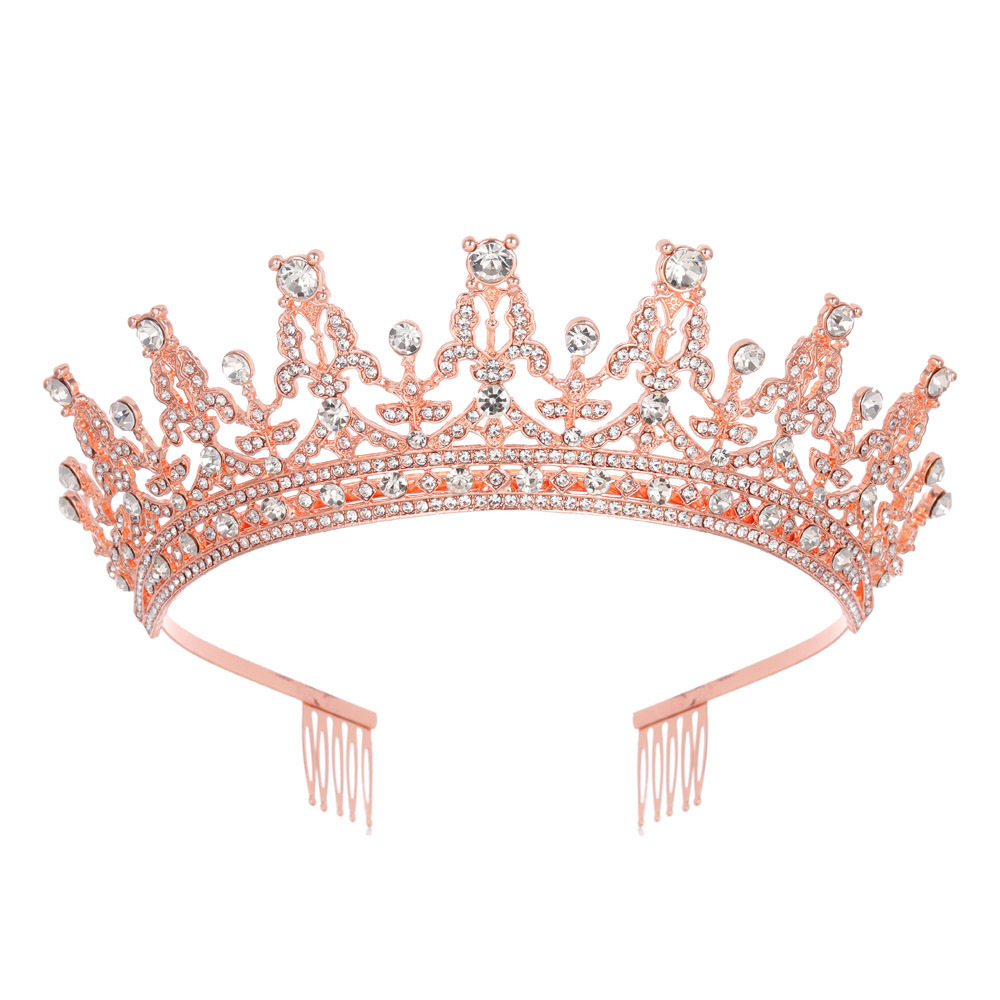 Ethnic Style Crown Alloy Diamond Rhinestones Crown 1 Piece