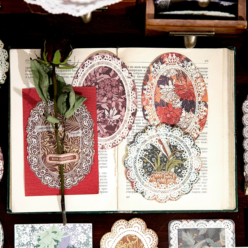 Янцзи серия земле Morroccan Garden retro материал бумага маленькая свежая соль ручной счет DIY украшение нижний бумага 4