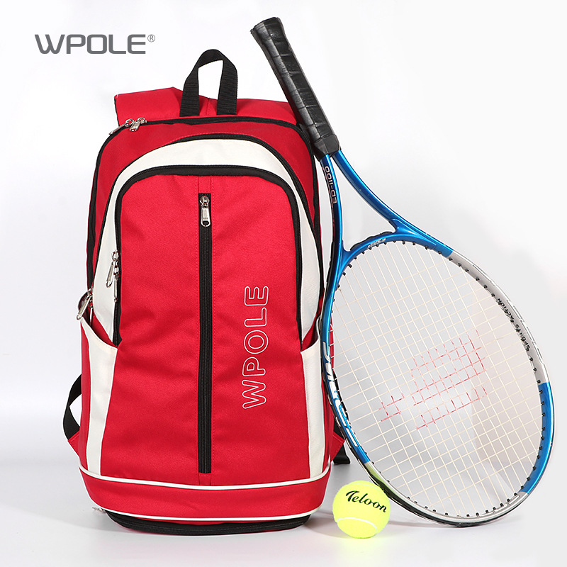 WPOLE新款网球拍双肩背包1-2支装户外运动包羽毛球拍包跨境专供24|ru