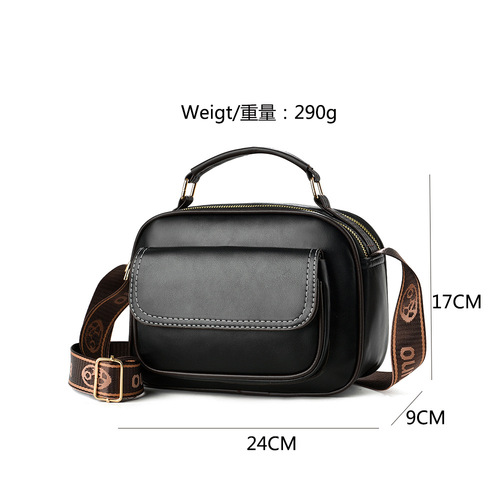 Large-capacity bag, women's fashionable cross-shoulder portable small square bag, 2026 summer new style, niche women's single-shoulder bag