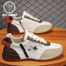 蜜蜂一狼旗舰店男鞋英伦新款秋冬个性休闲老爹运动鞋透气网面增高