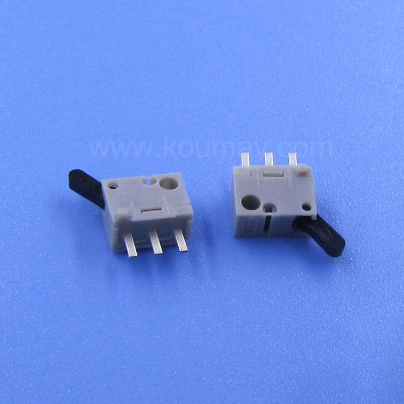 电子电器专用高寿命1000000次三脚插件DIP微型检测复位开关DS-001