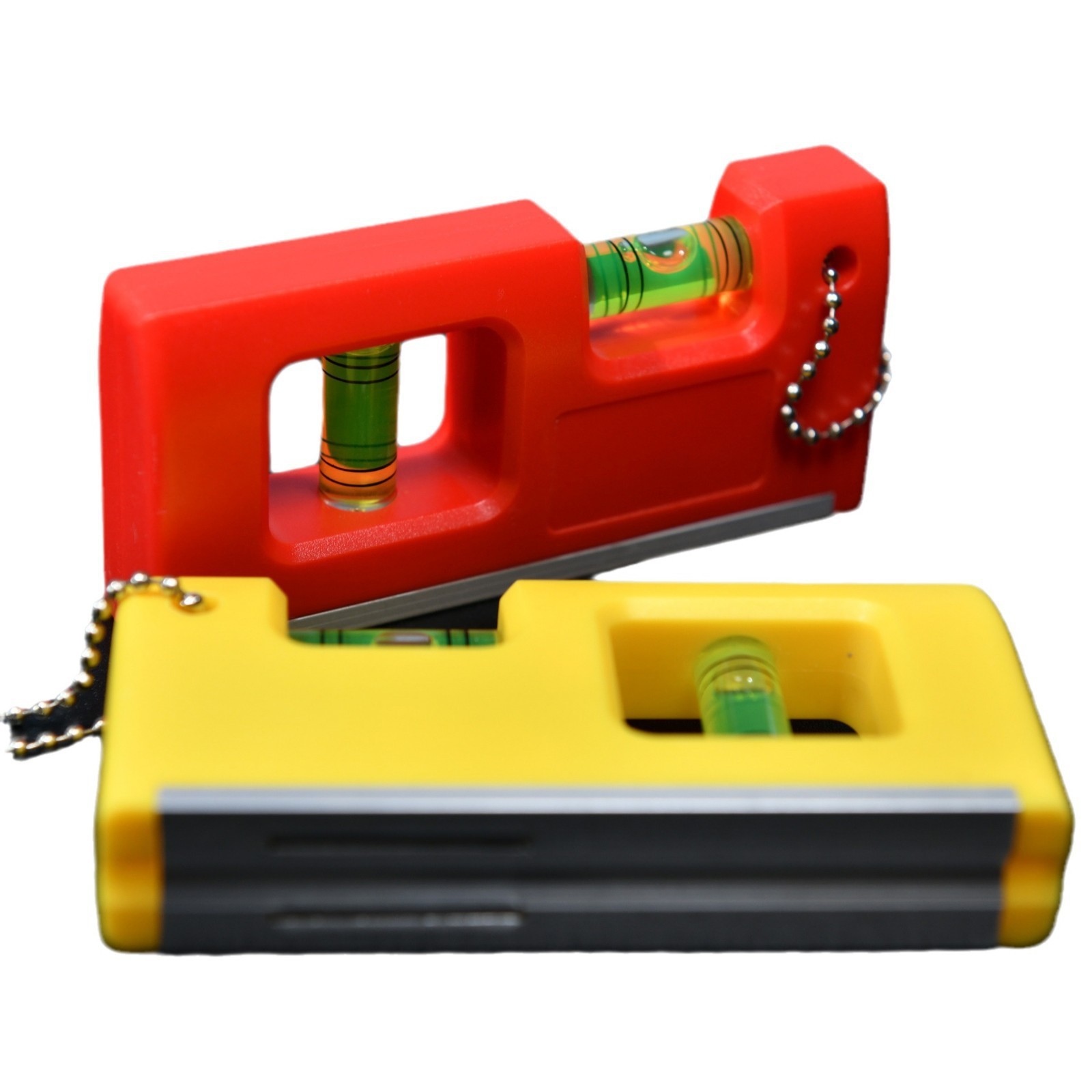 迷你水平仪水平泡挂链腰式强磁高精度调平尺子多功能家用平衡尺