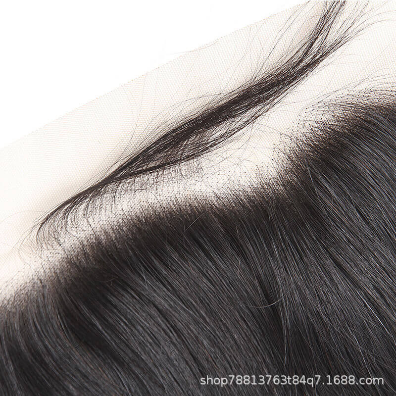 4x4 cuerpo onda cierre encaje pelo bloque peluca Comercio exterior cabello humano pelo real