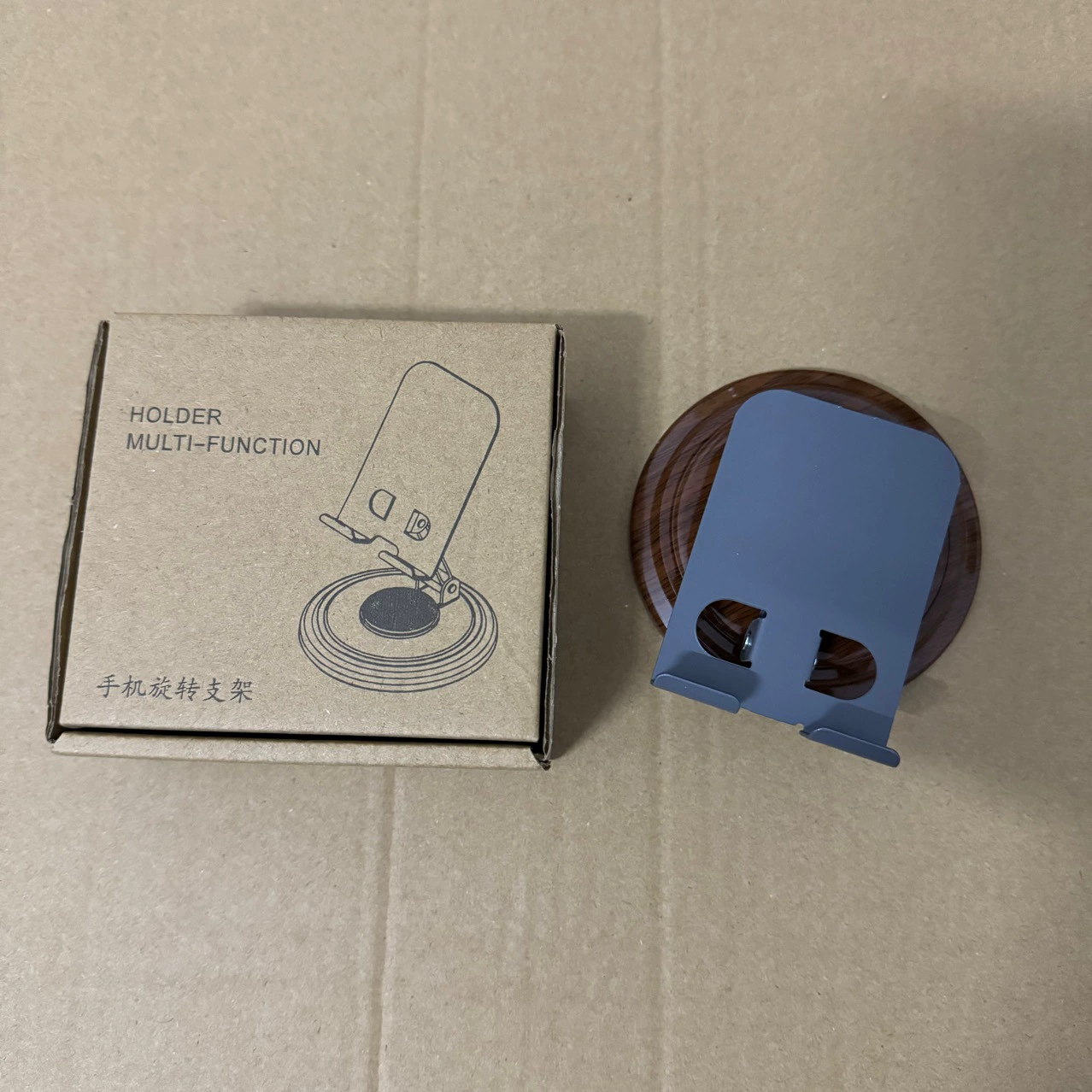 Деревянный столешница Регулируемый мобильный телефон плоский держатель общежития рабочий стол ленивый портативный многофункциональный держатель из алюминиевого сплава