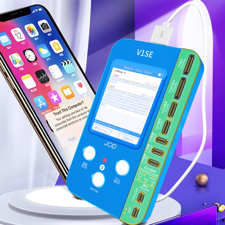 JC V1SE Programador Pantalla de Reparación de Color Original Adaptador de Tableta para iPhone 12 Series /