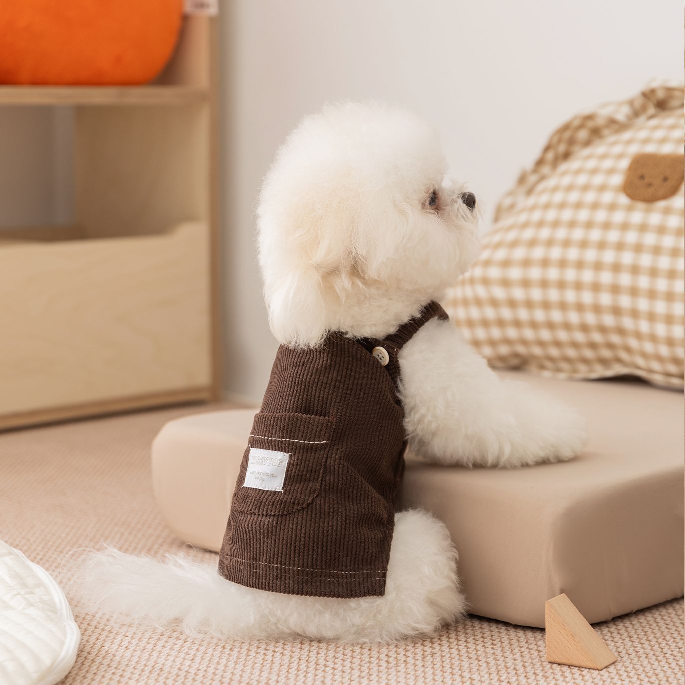 Simple Lucky Puppy Pocket New Otoño Invierno Mascotas Gatos Perros Perros Pequeños y Medianos Ropa
