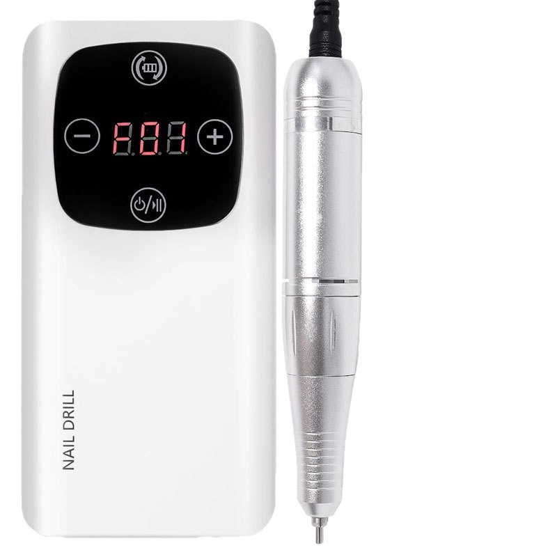 Lámpara de uñas transfronteriza máquina de pulir dos en uno 45000RPM máquina de pulido de uñas de alta velocidad tienda de uñas lámpara de hornear
