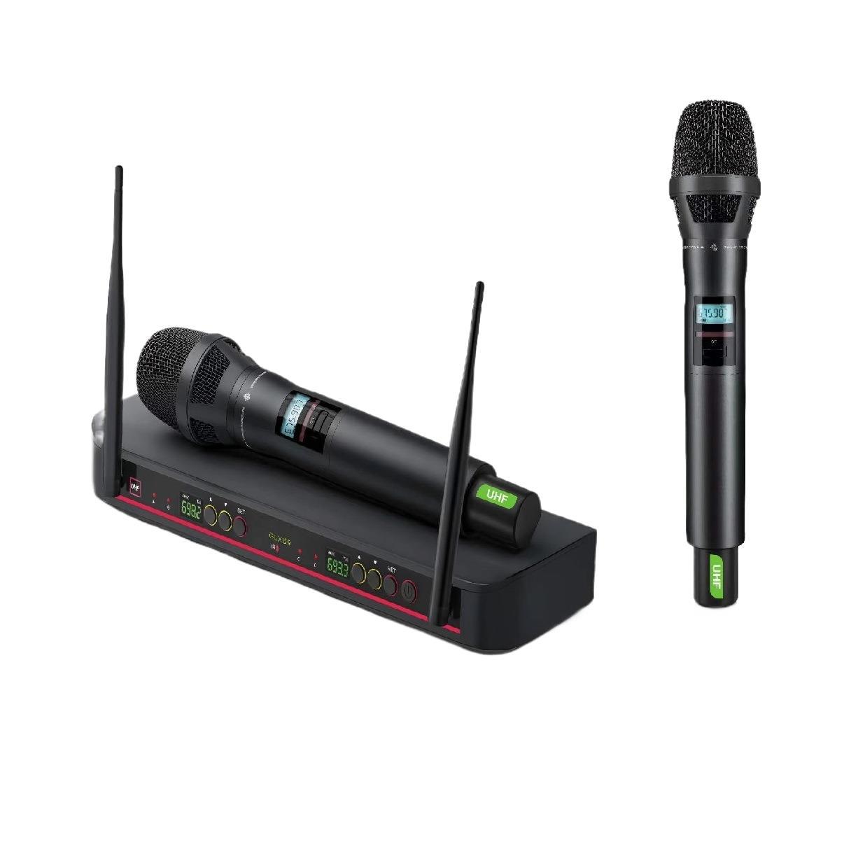 Blx288 Glxd9 Cross-Border Outdoor Home Theater K Song Singing U Wireless Dual Microphone