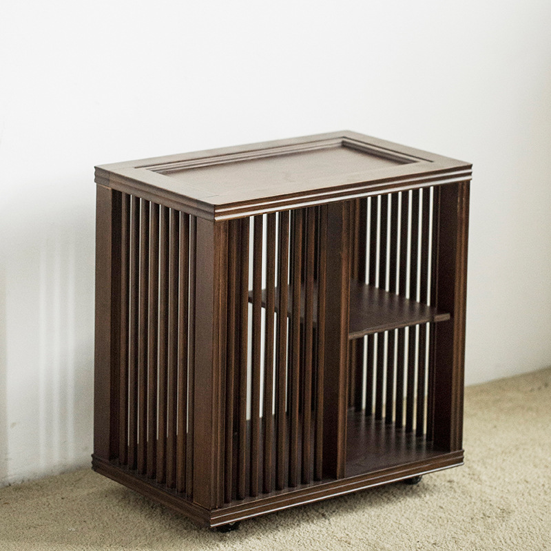 Nuevo carrito de té de bambú chino pequeño gabinete de té Kung Fu juego de té traje bandeja de té de bambú Cocina de Inducción automática mesa de té de agua