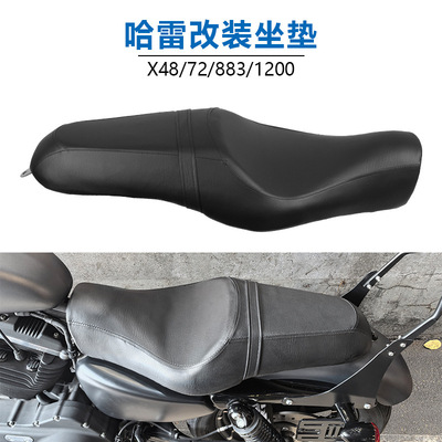 Harley Modified XL883 1200 x48 Модифицированная подушка с двойным сиденьем подушки передней и задней подушки