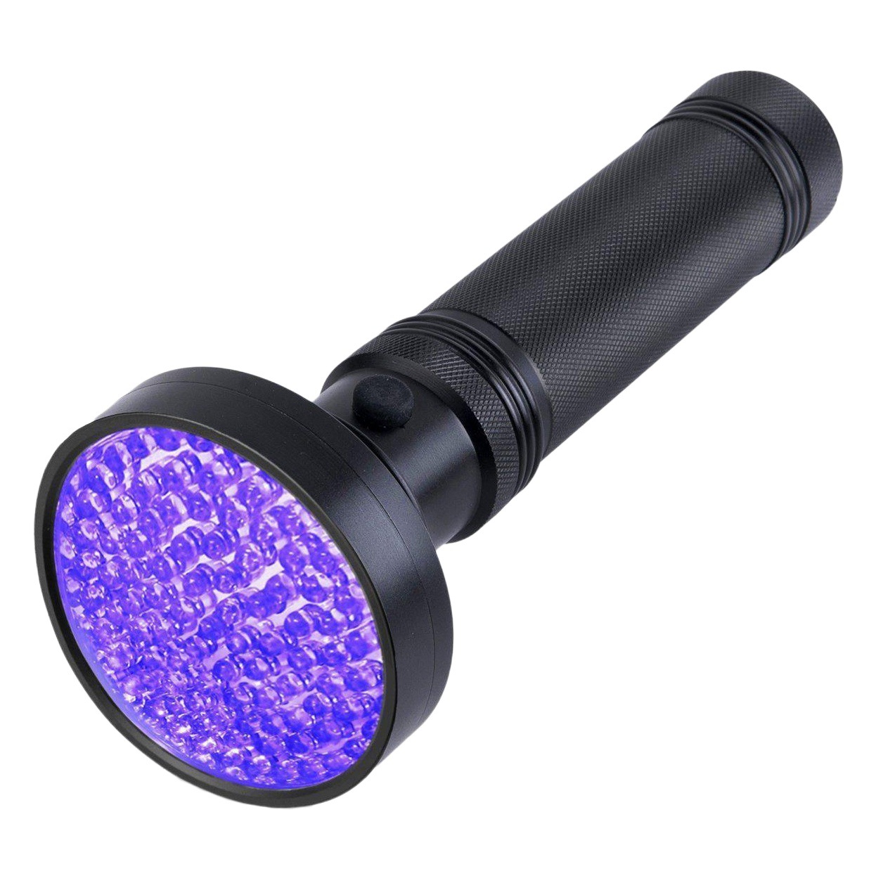 100LED UV linterna púrpura fluorescente agente de detección lámpara UV desinfección tabaco y vino anti-falsificación Escorpión