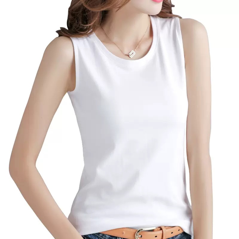 Summer 2023 French Style Simple Sleeveless Camisole Top Solid Color Fashionable All-match Slimming I-shaped Women's Inner Top