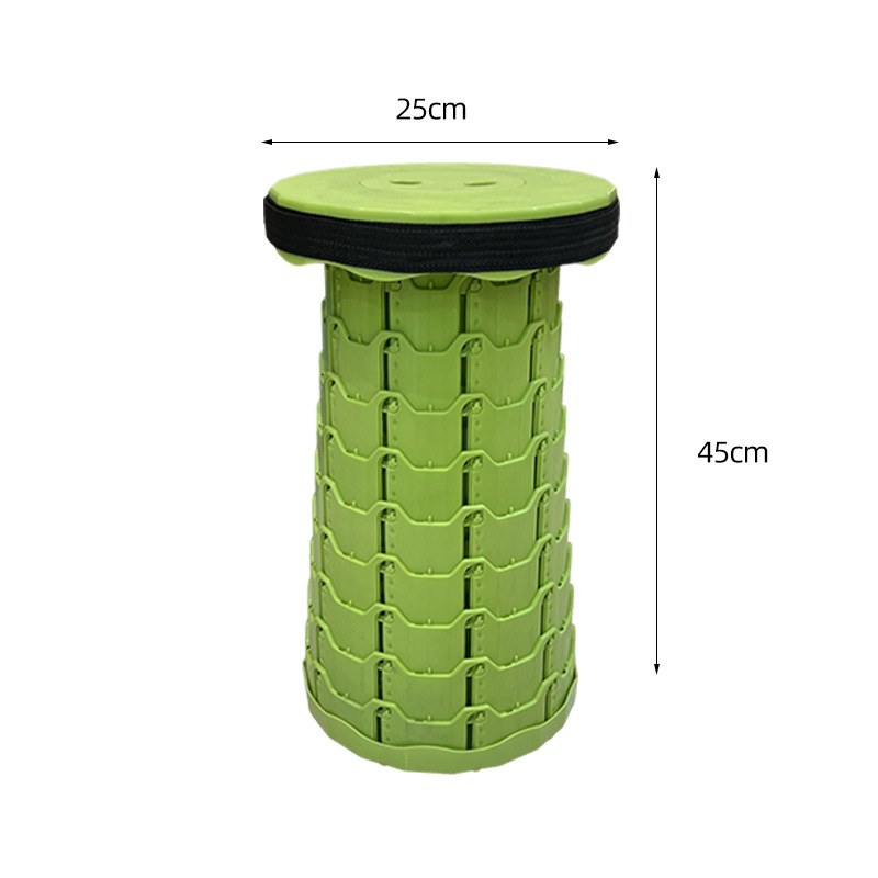 Transfronterizo arco iris casero taburete plegable taburete de pesca portátil al aire libre ajustable altura de viaje silla plegable